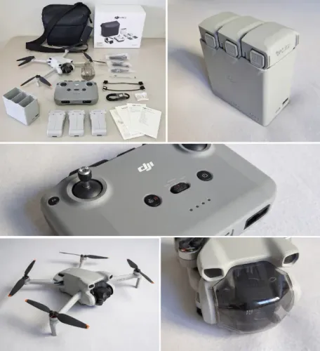 Drone DJI Mini 3 Fly More Combo | Completo e Pronto para Voar | 4K + Vídeo Vertical