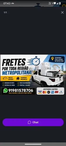 Fretes e mudanças 