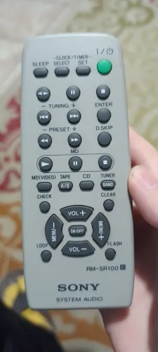 CONTROLE REMOTO SOM SONY ORIGINAL LINHA MHC RM-SR100.