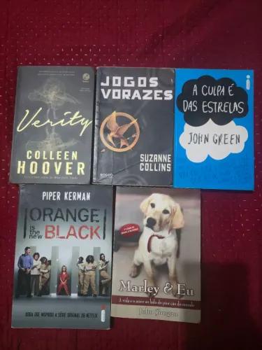 Lote, Verity, a culpa é das Estrelas, Marley e eu, Orange is the New black e jogos vorazes