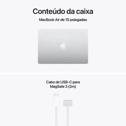 Macbook Air M5 15 polegadas 16GB 512GB SSD Silver