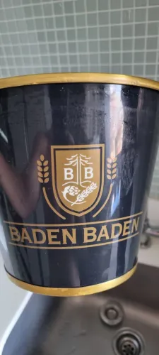 Balde de cerveja em metal baden baden