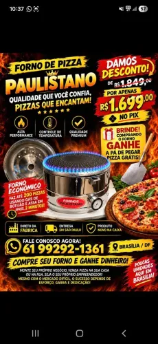 Fornos a pronta entrega