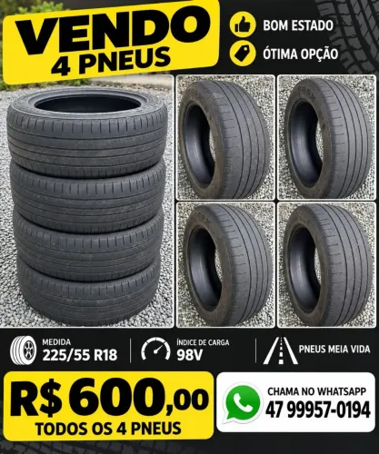 Pneus semi novos