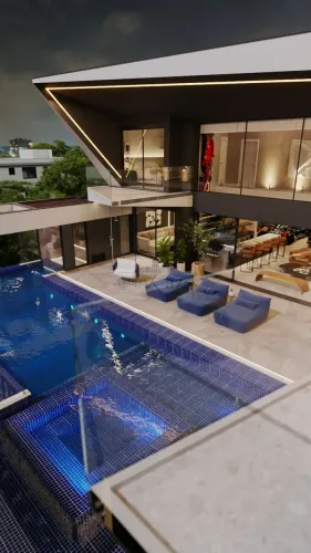 Casa em construção no Condomínio Alphaville I com 930 mts - terreno 941,68m².