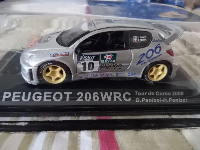 Miniatura Peugeot 206 WRC 2000 escala 1:43