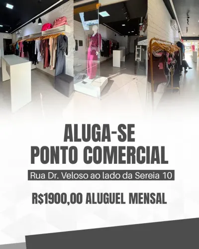 Passo ponto comercial na doutor Veloso