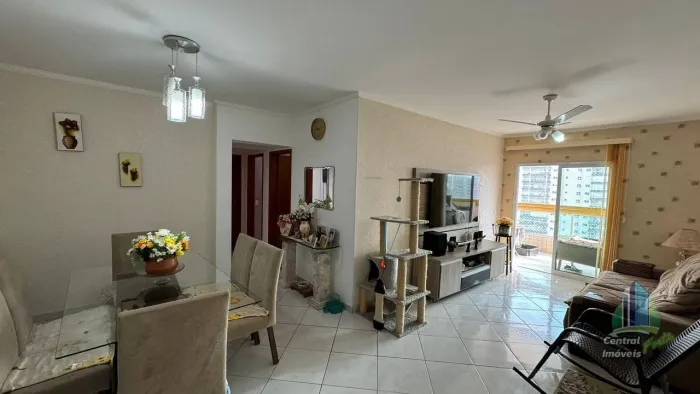 Apartamento com 3 dormitórios à venda, 114 m² por R$ 770.000,00 - Tupi - Praia Grande/SP