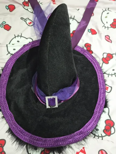 Chapéu de Bruxa - Perfeito para Halloween, Fantasias e Festas!