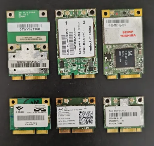Placas wi-fi de notebook