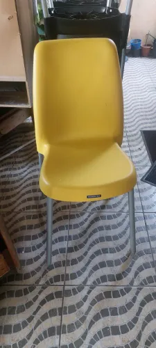 4 Cadeiras tramontina amarelo