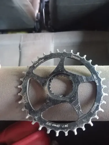 Vendo relação deore micro spray 12v K7 52x10 corrente e coroa 34