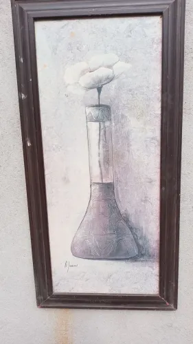Quadro Vertical Emuldurado (80 cm A x 40 cm L)