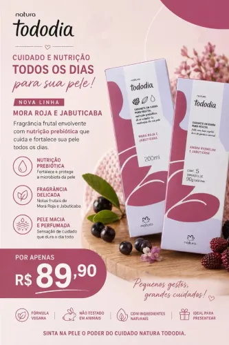 Kit Natura Mora Roja e Jabuticaba