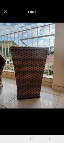 Vendo vaso de fibra sintética