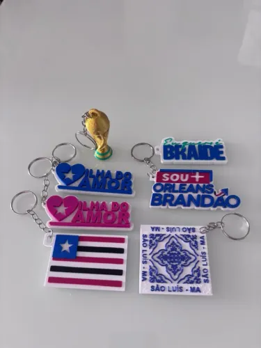 CHAVEIROS 3D LEMBRANÇAS DE SÃO LUIS MARANHÃO 