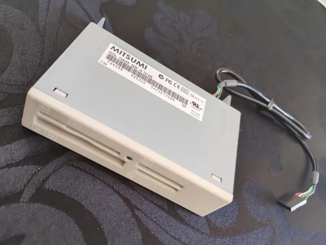 Drive de disquete interno Mitsumi FA405M disquete e cartão de memória computador antigo