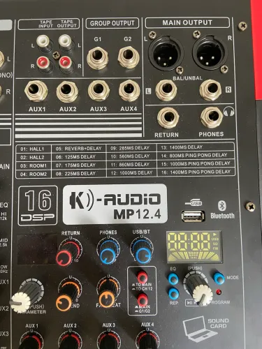 MESA DE SOM K-AUDIO MP 12.4