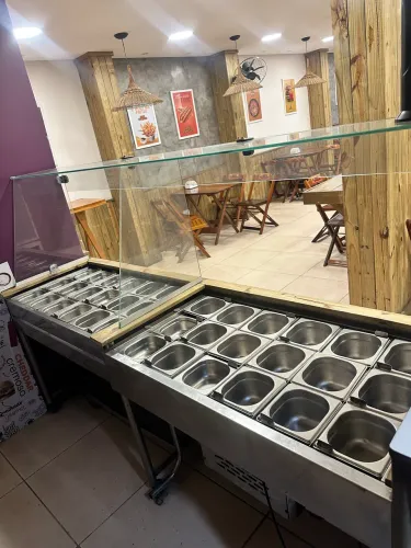 Mesa de self service refrigerada 