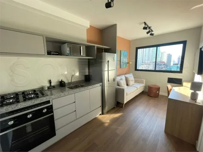 Apartamento mobiliado 35m² à venda na Bela Vista próximo ao metrô e Paulista