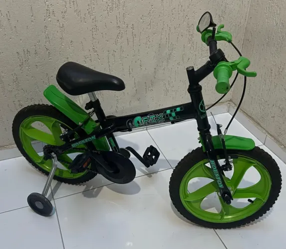 Bicicleta infantil Houston pix aro 16 preto 
