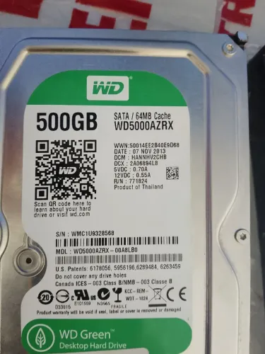 HD sólido wd 500 G e 1 T