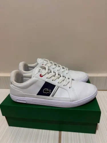 Lacoste Europa WHT NVY/RED