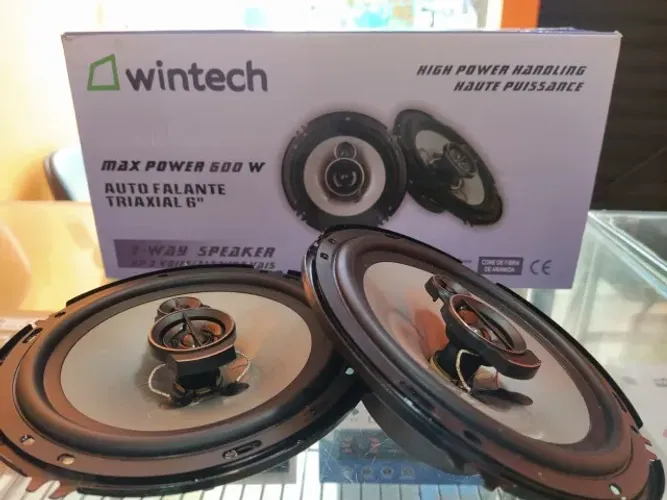 Par Alto Falante Triaxial 60Rms 6 Polegadas Wintech 