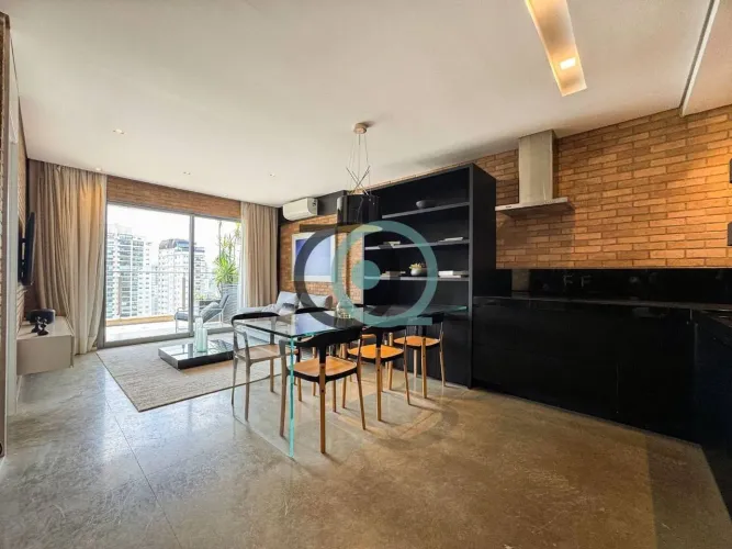 Apartamento com 1 dormitório para alugar, 72 m² por R$ 13.600,00/mês - Vila Nova Conceição