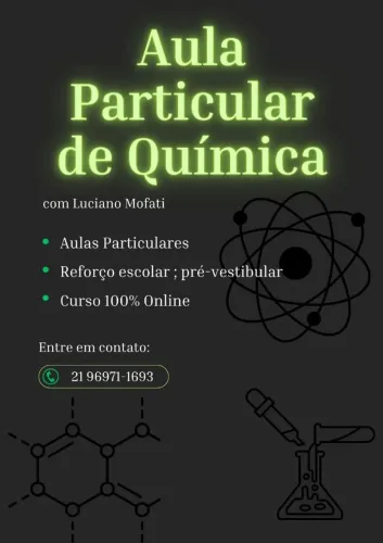 Aulas de química - reforço escolar e pré-vest