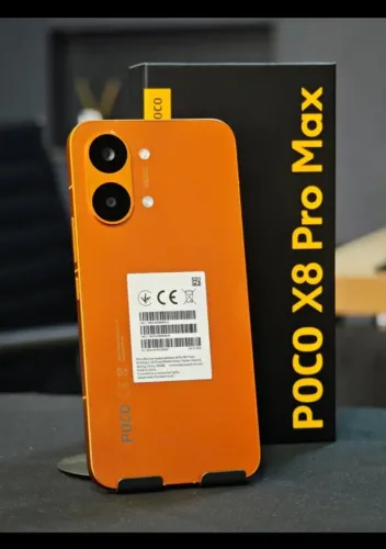 POCO X8 5G PRO MAX 512GB / 12GB RAM   Laranja NOVO NA CAIXA COM GARANTIA DE 6 MESES 
