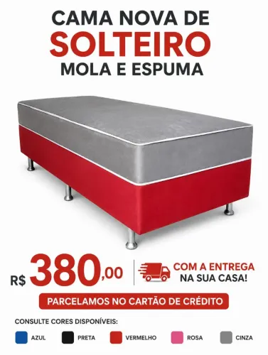 Cama de solteiro nova