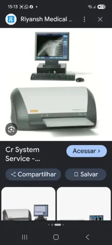 CR Carestream Vita Ex, faltando a CPU. Tenho outra, para vender peças. 