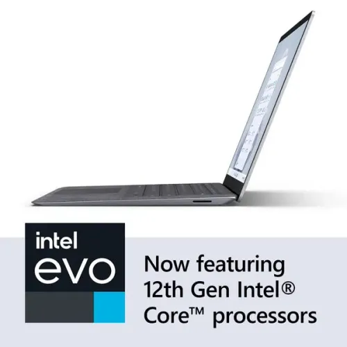 Surface Laptop 5 Intel 12th Memória DDR5 e meio Tb de SSD NVMe tela touch 2.5k