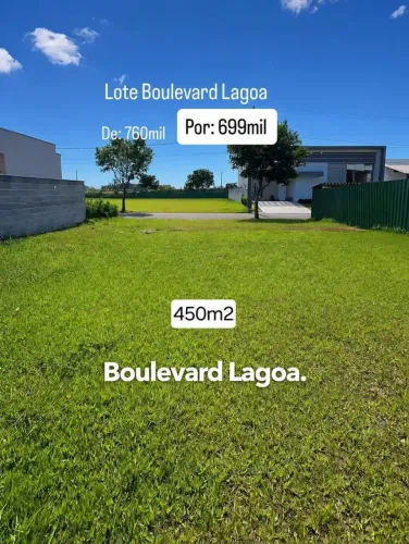 Lote Boulevard Lagoa na Serra