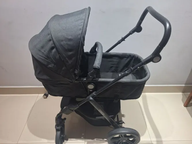Travel System Cosco Kids Poppy Duo, Preto Mescla