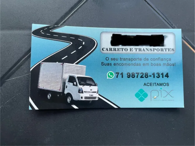 Mudança e carreto 