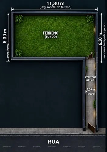 Vendo Lote 71m² no Borboleta