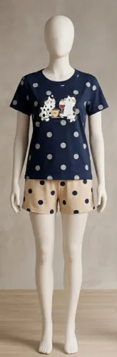 Pijama Juliete azul/Gato