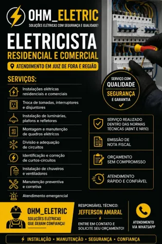 Eletricista juiz de fora e região