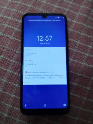 Motorola E6S azul degradê