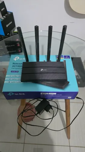 Roteador TP-Link Archer C6 AC1300 Gigabit Completo na Caixa