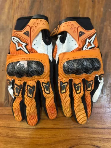 Luva Alpinestars Smx-2 Air Carbon Laranja