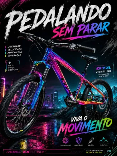 BICICLETA GTA RAINBOW FREERIDE