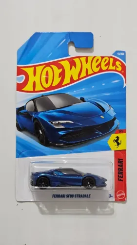Hot Wheels Ferrari SF90 - Azul