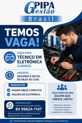 Técnico em eletrônica (carros)