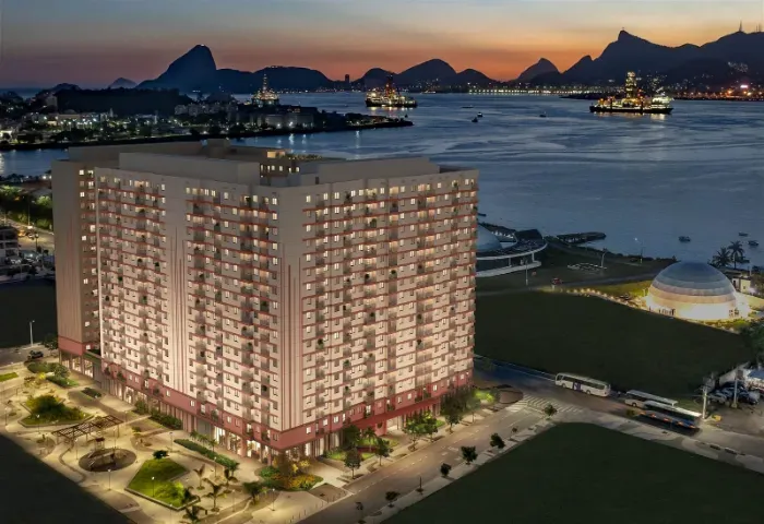 Ap 1 Qrt com Varanda e Vista - Centro de Niterói- Financiamento Direto com a Incorporadora