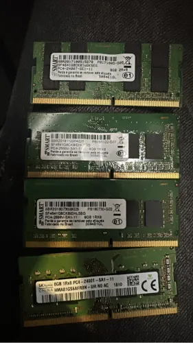 4 Memórias ddr4 8Gb note