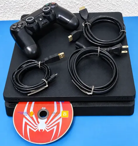 Vendo PS4 Slim 1TB Completo + Jogos + Controle + Entrega