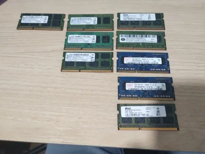Memórias RAM DDR3 para Notebook - 2GB, 4GB e 8GB - Testadas